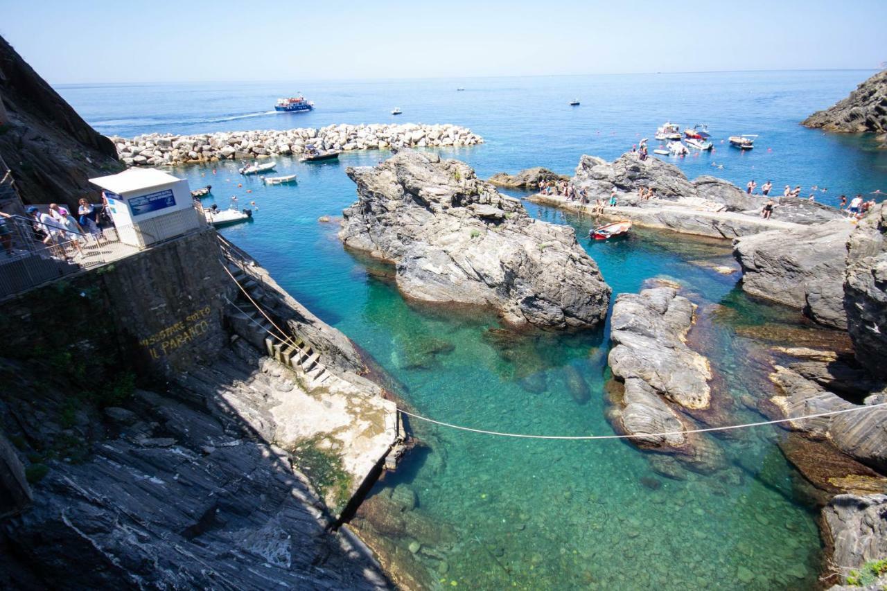 Ca' De Carlin Apartment Manarola Bagian luar foto